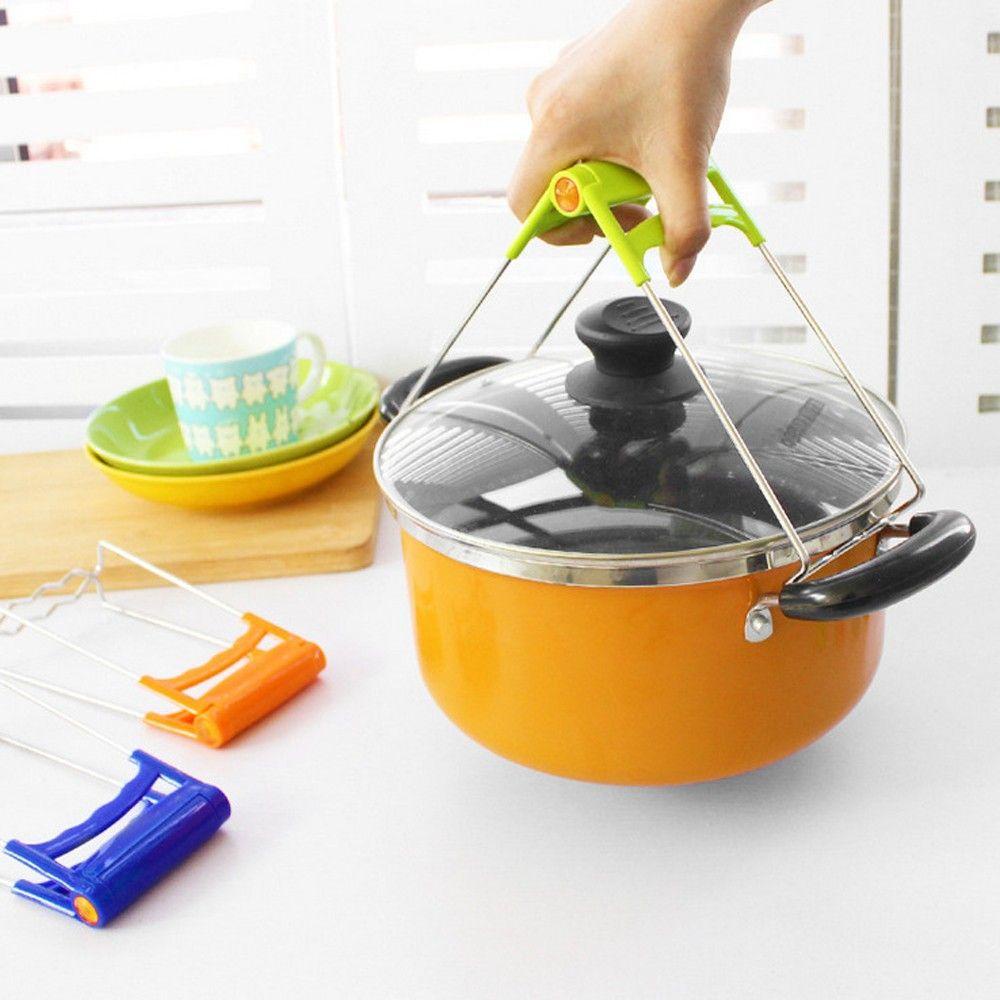 YIYU Dụng Cụ Kẹp Chén Dĩa Chống Bỏng Bằng Thép Không Gỉ Đa Năng Thông Dụng Cho Nhà Bếp