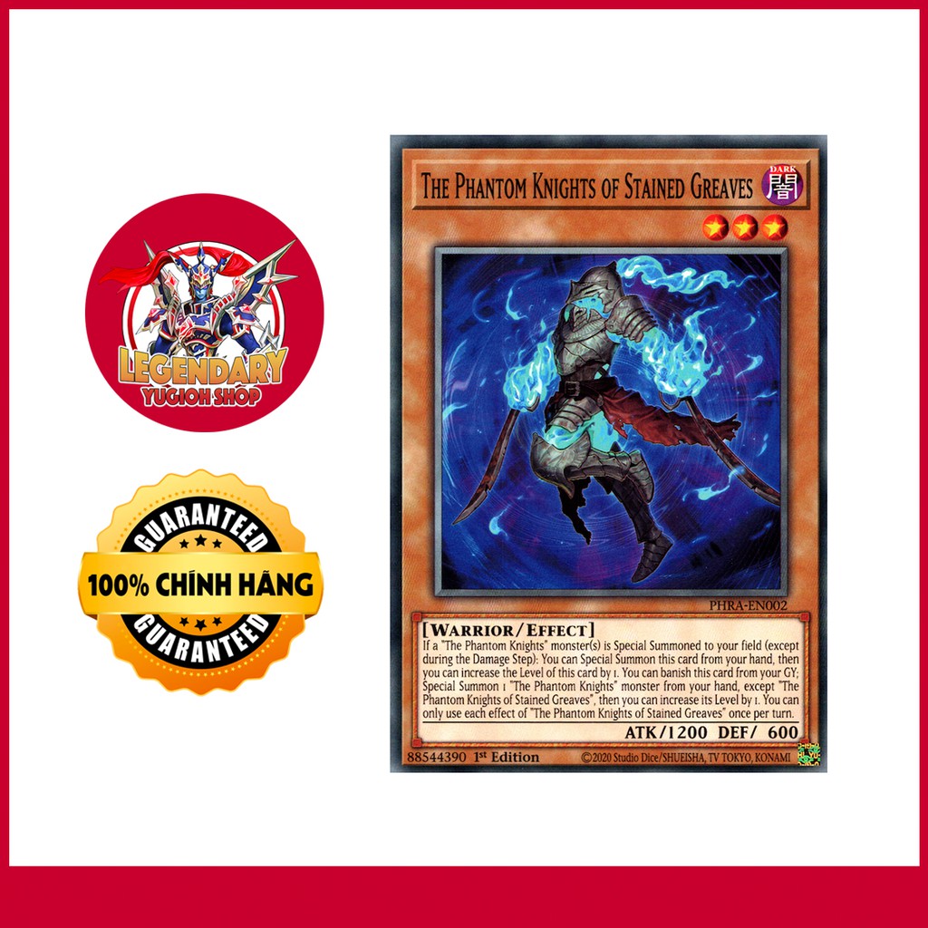 [EN-JP]Thẻ Bài Yugioh Chính Hãng] The Phantom Knights Of Stained Greaves