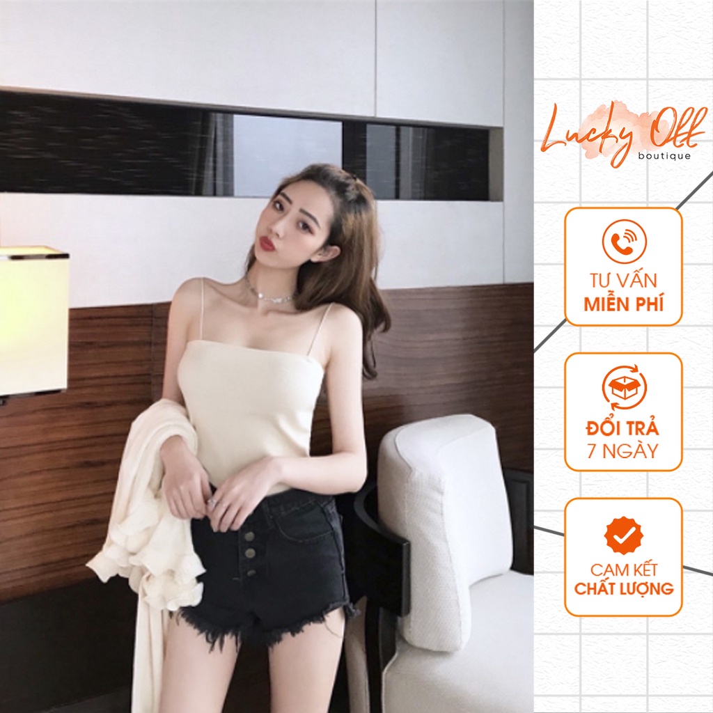 Áo nữ hai dây xinh xắn thời trang - LK020 | BigBuy360 - bigbuy360.vn