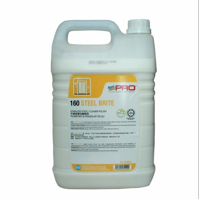 Hóa chất làm sạch và đánh bóng bề mặt inox Goodmaid Pro GMP160 SteelBrite (Chai 500ml; chai 1000ml)