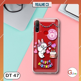 Ốp lưng dẻo REALME C3  - in hình
