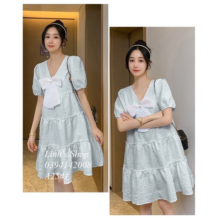 Váy Đầm Bầu Xinh Dự Tiệc A2541