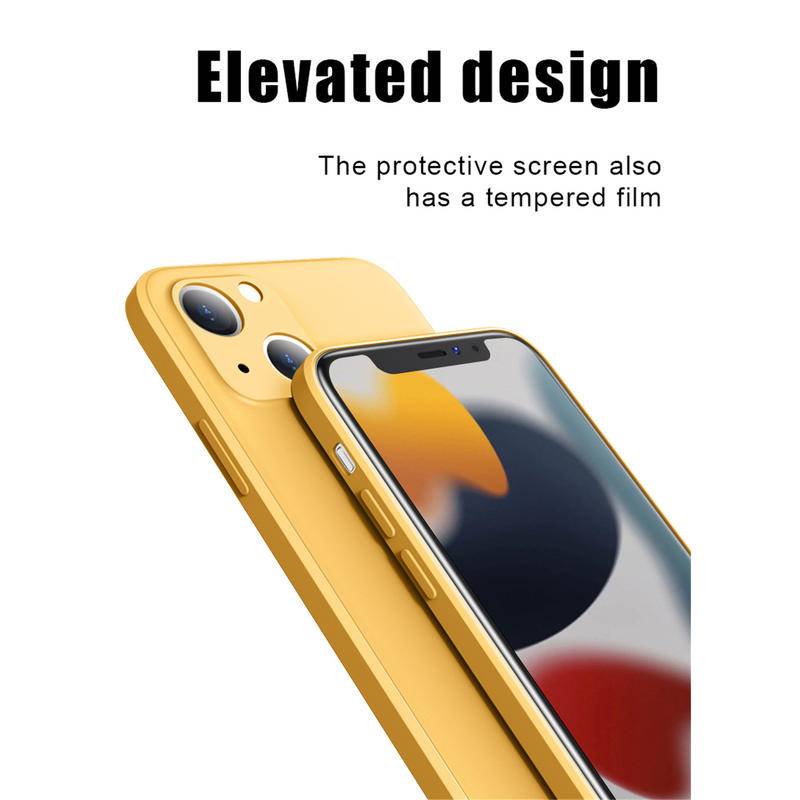 Ốp Điện Thoại Silicon Dẻo Chính Hãng Bảo Vệ Ống Kính Máy Ảnh Cho iPhone 12 13 14 Pro Max Plus 14 13