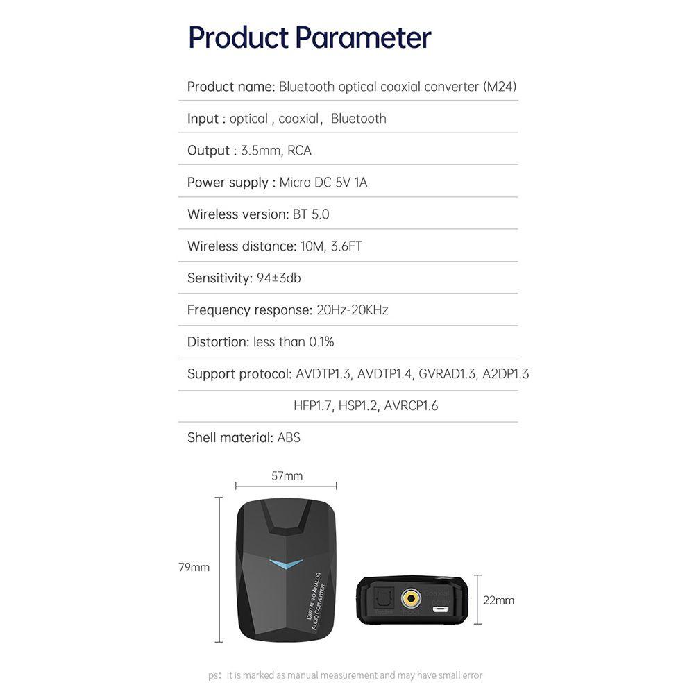 Thiết Bị Nhận Tín Hiệu Bluetooth 5.0 Không Dây 3.5mm TAYLOR1