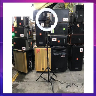 bộ đèn livestream 45cm kèm 3 kẹp, đèn livestream 3 chế độ sáng hỗ trợ trang điểm, quay phim.
