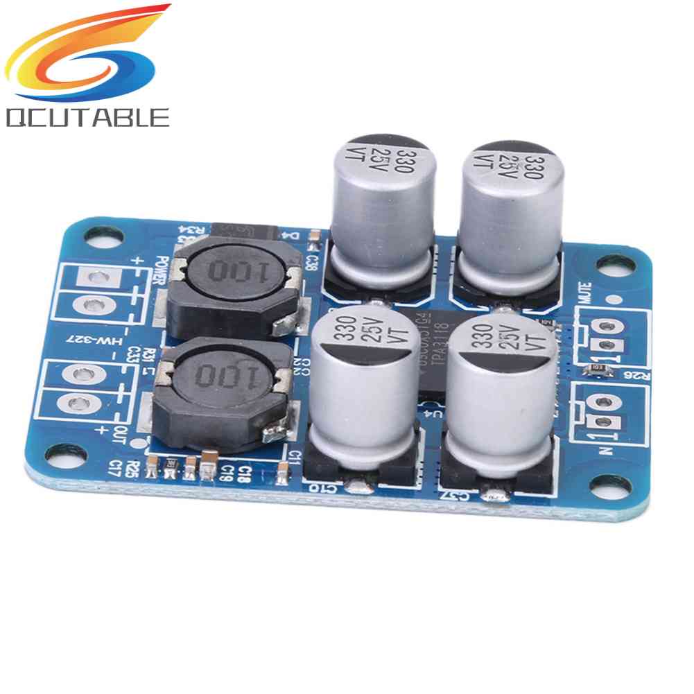 Bảng Mạch Khuếch Đại Âm Thanh Kỹ Thuật Số TPA3118 PBTL Mono DC8-24V 60W