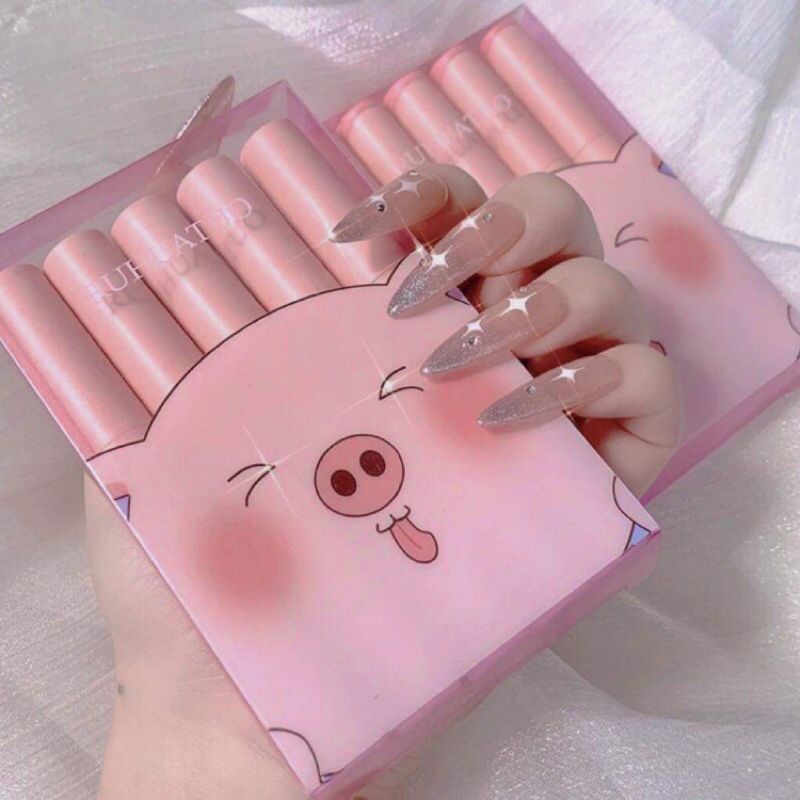 Set son hình heo Leaduu pig