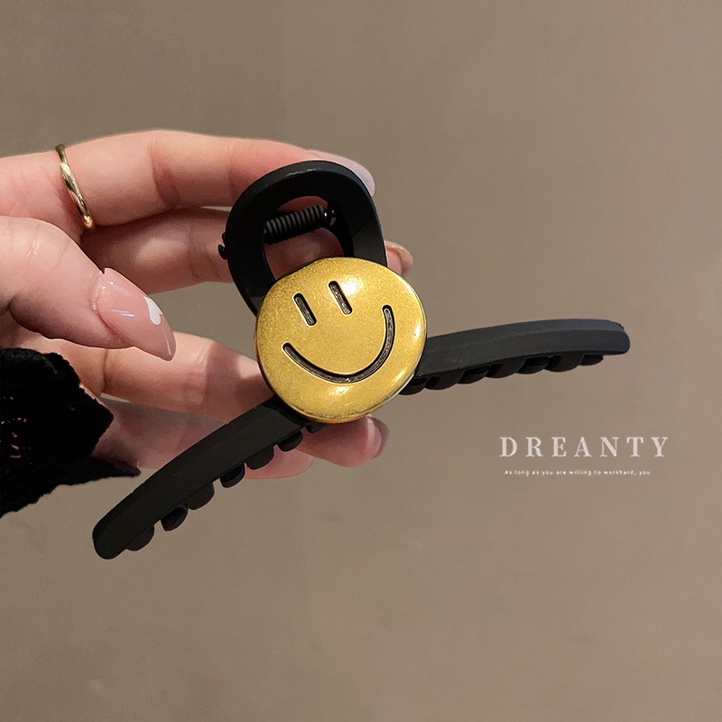 Kẹp Tóc Hình Hoa / Mặt Cười / Cá Mập Phong Cách Retro Hàn Quốc