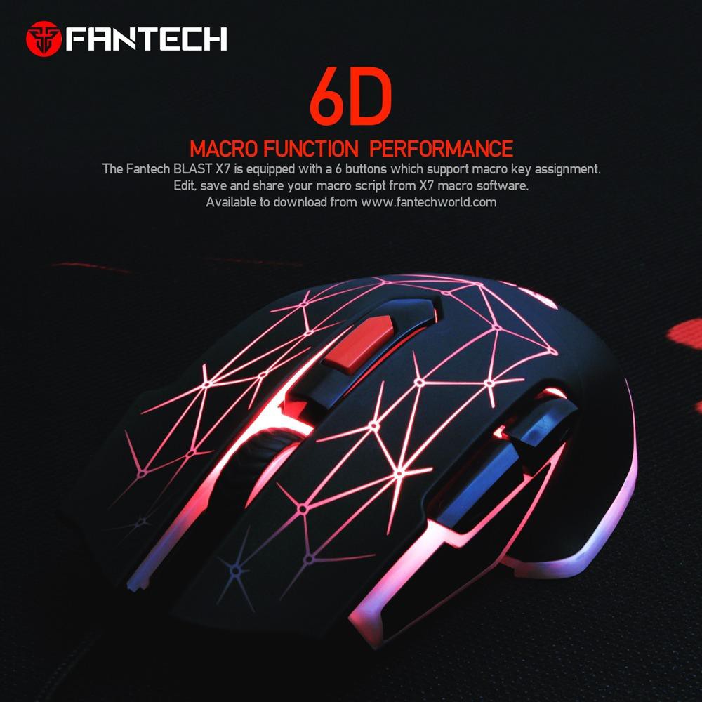 Chuột Gaming Fantech Blast X7 ( có phần mềm tùy chỉnh riêng )