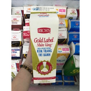 Kem topping Gold Label Rich’s