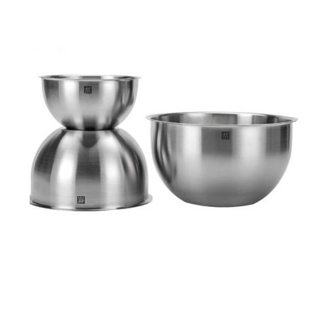 Set 3 Âu Trộn Bột Làm Bánh, Salat,  Đánh Trứng Inox Cao Cấp