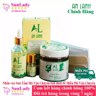 Combo tẩy lông An Lành - Cold Wax Lông An Lành và Mỡ Trăn An Lành (Tặng kèm 2 Que gạt và 50 Giấy wax)