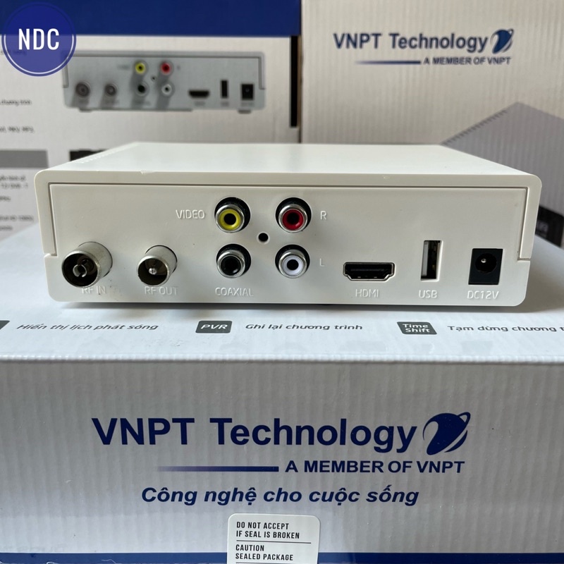 Đầu Thu Kĩ Thuật Số Mặt Đất VNPT-iGate DVB-T2 T203 HD - HỢP QUY VỚI BỘ TT&amp;TT