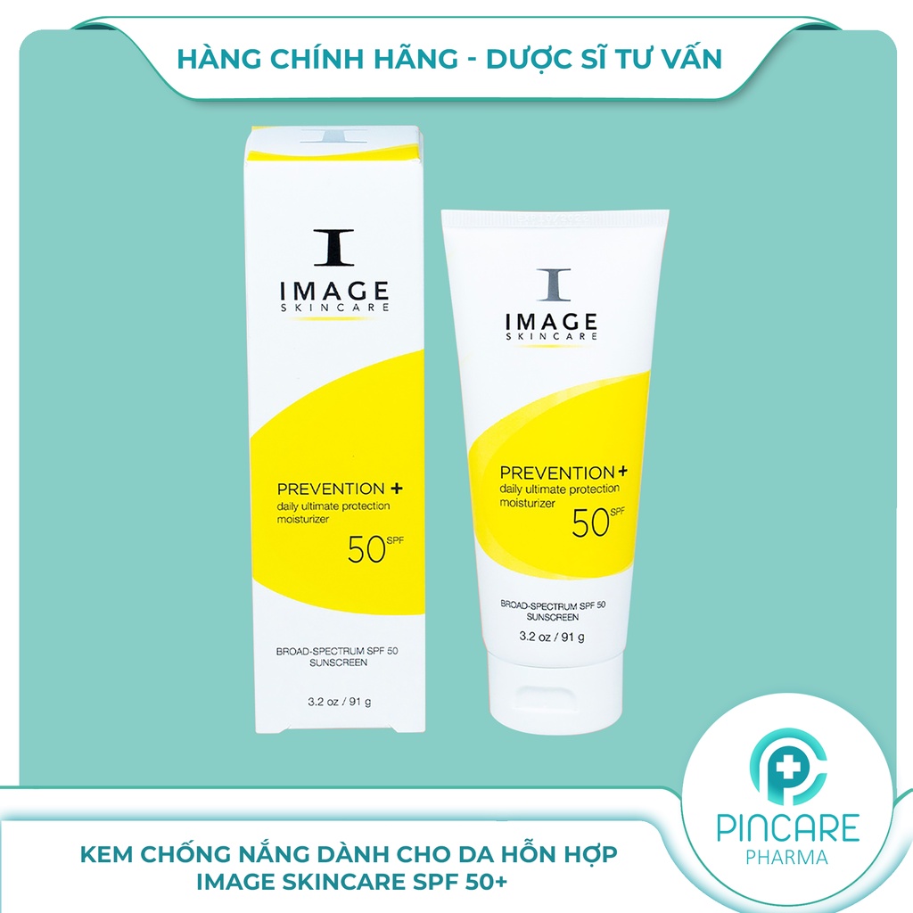 Kem chống nắng Image Skincare Prevention SPF 50+ 91g - Kem chống nắng cho da hỗn hợp - Hàng chính hãng-Nhà Thuốc PinCare