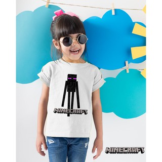 Áo thun Cotton Unisex - Movie - Minecraft - Con ma trong Minecraft