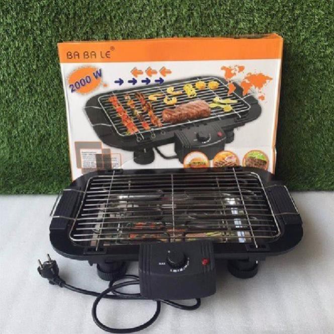 Bếp nướng không khói Electric barbecue grill 2000W (Đen)