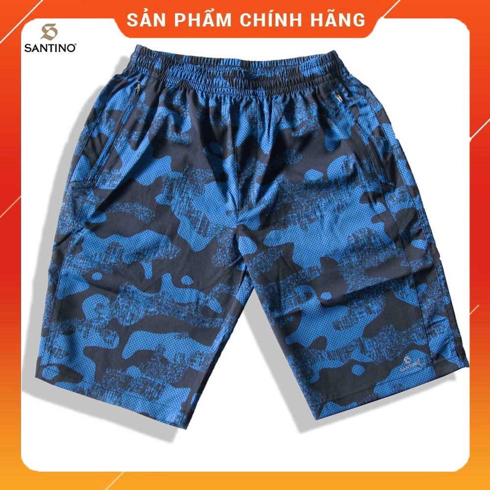 Quần short gió nam SANTINO chất liệu gió cao cấp, thoải mái thể thao, phù hợp mọi lứa tuổi Quần sooc nam| G105