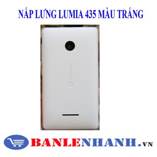 Nắp lưng lumia 435 màu trắng