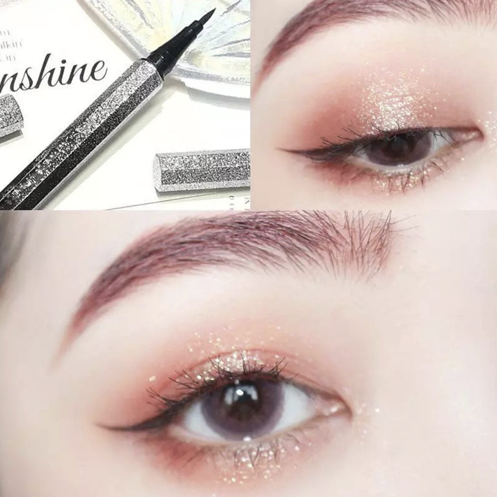 Kẻ mắt nước Lameila đường kẻ siêu mảnh thiết kế vỏ ánh nhũ sang trọng