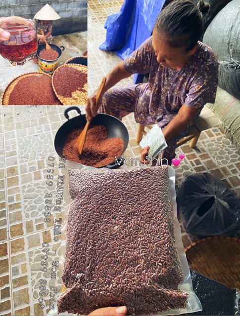 Trà gạo lứt rẫy rang sẵn Mom Shin 500g / 1kg | Vũ Phương Thảo Mom Shin | Shop Mẹ Thảo | Ở Cữ Mẹ Shin
