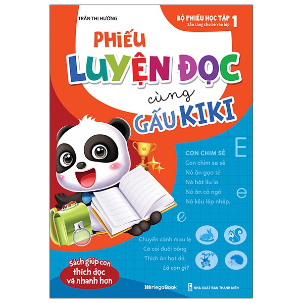 Sách Phiếu Luyện Đọc Cùng Gấu Kiki