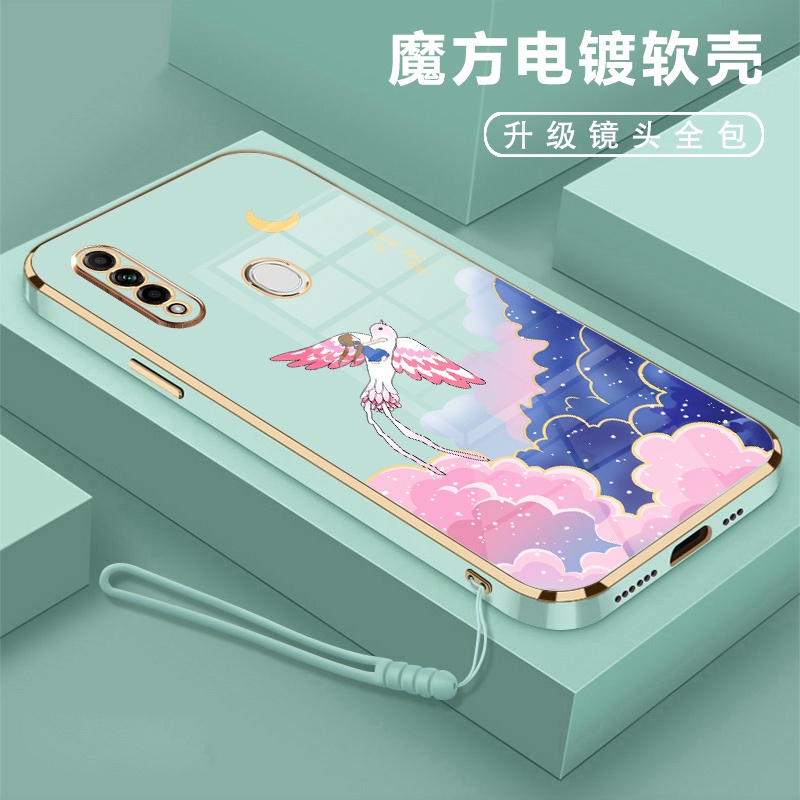 Ốp Điện Thoại Silicon Mạ Hình Cô Gái Cho Oppo A37 Oppo A57 Oppo A39 Oppo A57 2020 Oppo A59/F1s Oppo A31 2020 Oppo A55 4G