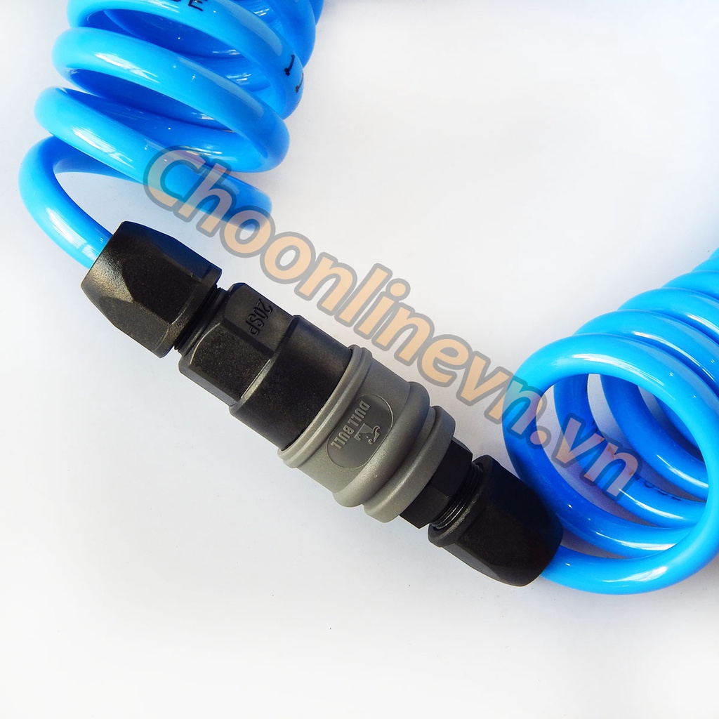 Dây hơi xoắn 8 màu xanh dài 6m, 9m, 12m,15m Hàng Việt Nam chất lượng