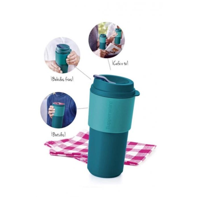 Ly Coffee To Go 490ML Tupperware TẶNG Quai Xách