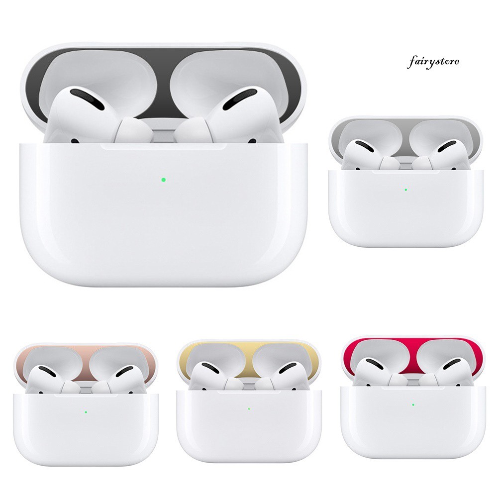 Fs Miếng Dán Bảo Vệ Hộp Sạc Tai Nghe Airpod-s Pro Bằng Kim Loại