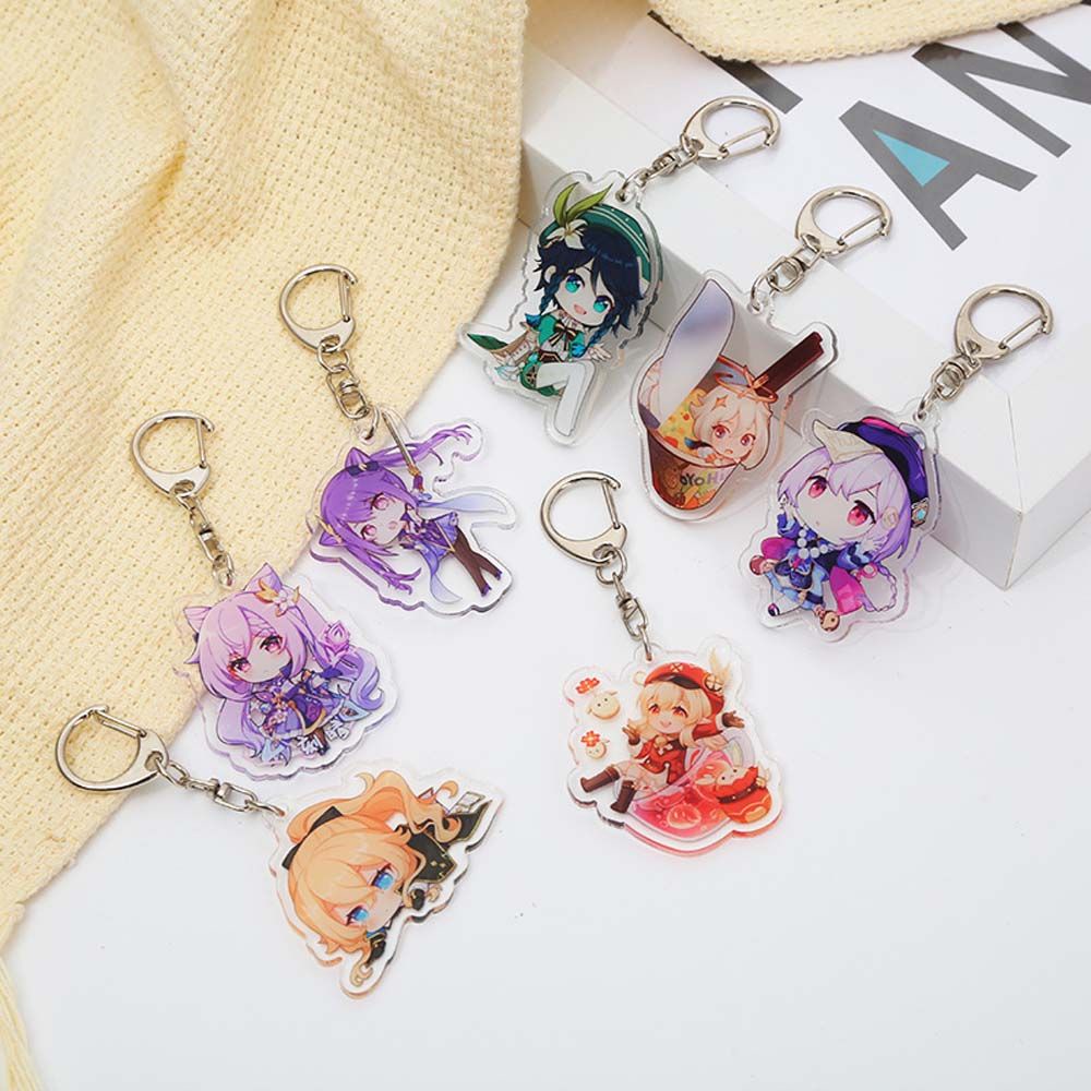 Móc chìa khóa họa tiết anime dễ thương bắt mắt sành điệu