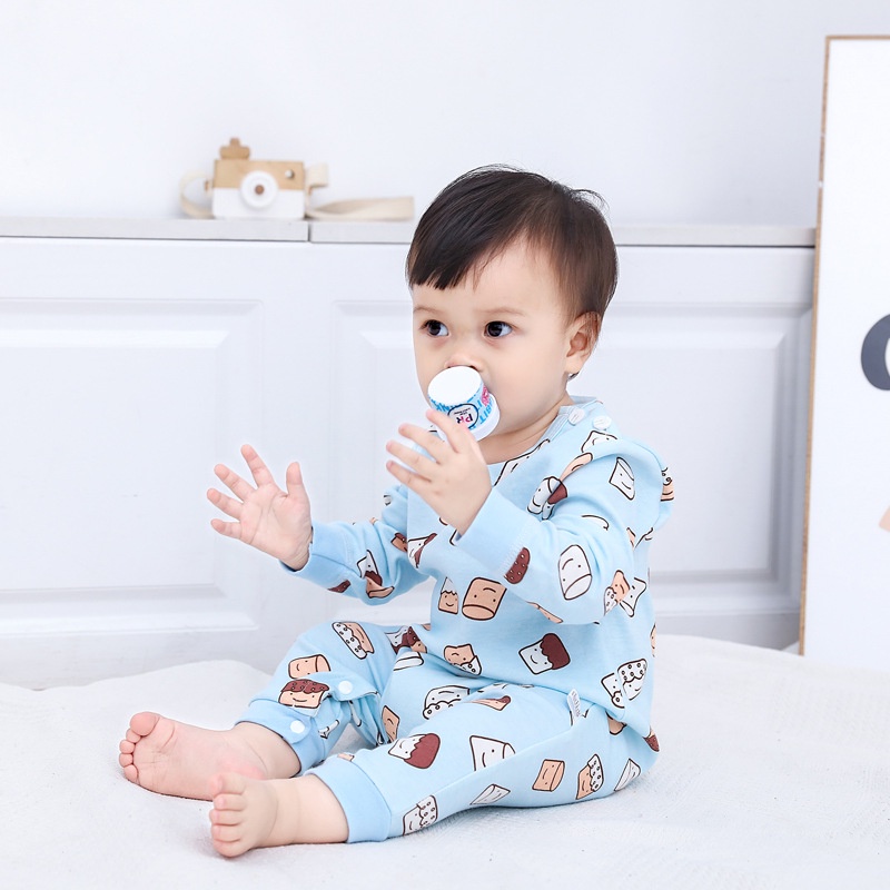 [Nhập SPE2545 hoàn 10K xu cho đơn 50K] Body dài tay dễ thương cho bé trai, bé gái cotton mềm mịn từ 3-7kg