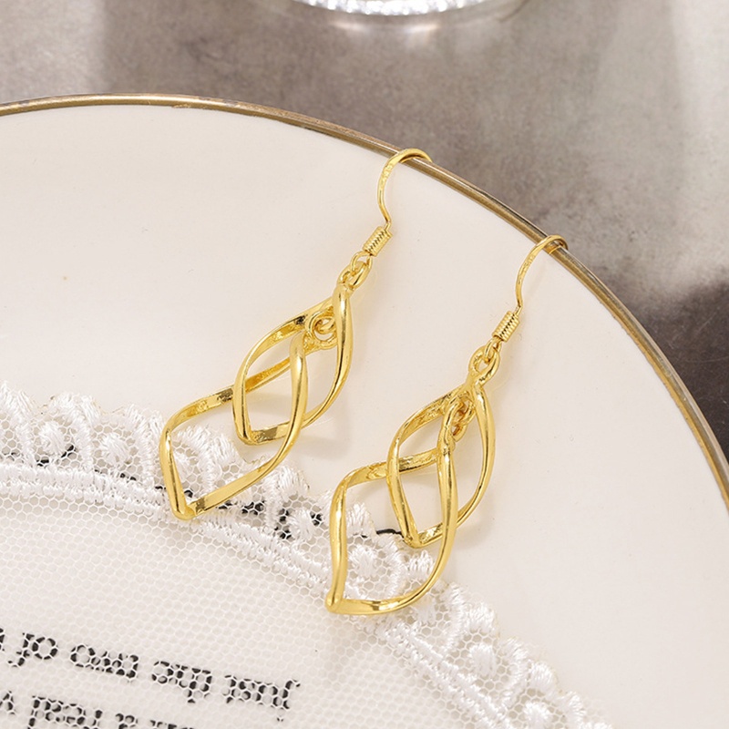 Bông Tai Dáng Dài Hình Vô Cực Phong Cách Boho Cổ Điển Thời Trang Cho Nữ