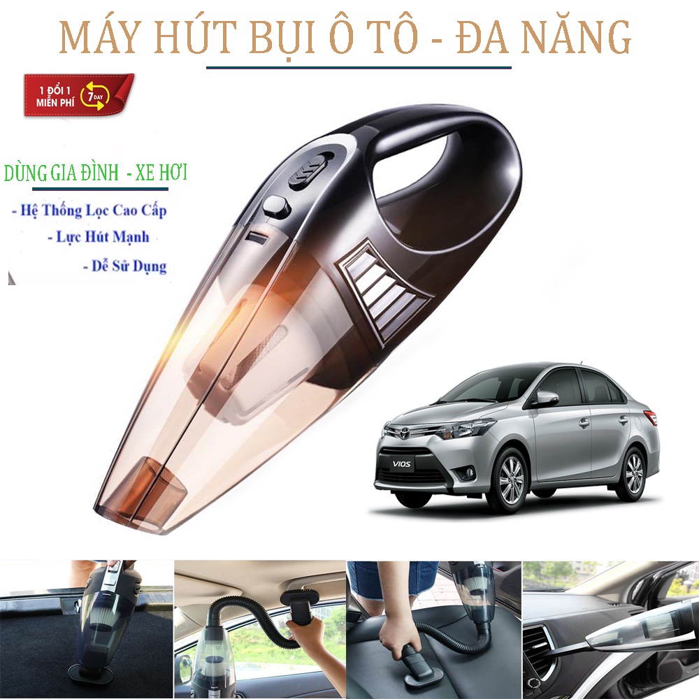 Máy Hút Bụi Ô TÔ Cầm Tay,Máy Hút Bụi Đa Năng, Với Công Xuất Lớn Hút Sạch Bụi Bẩn Như Sàn Nhà , Gầm Ghế