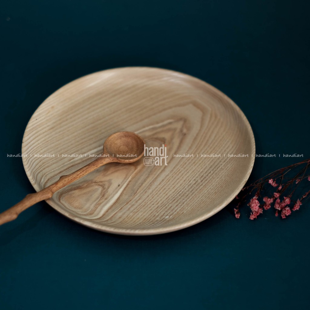 Khay gỗ tròn - Khay gỗ tròn đựng thức ăn