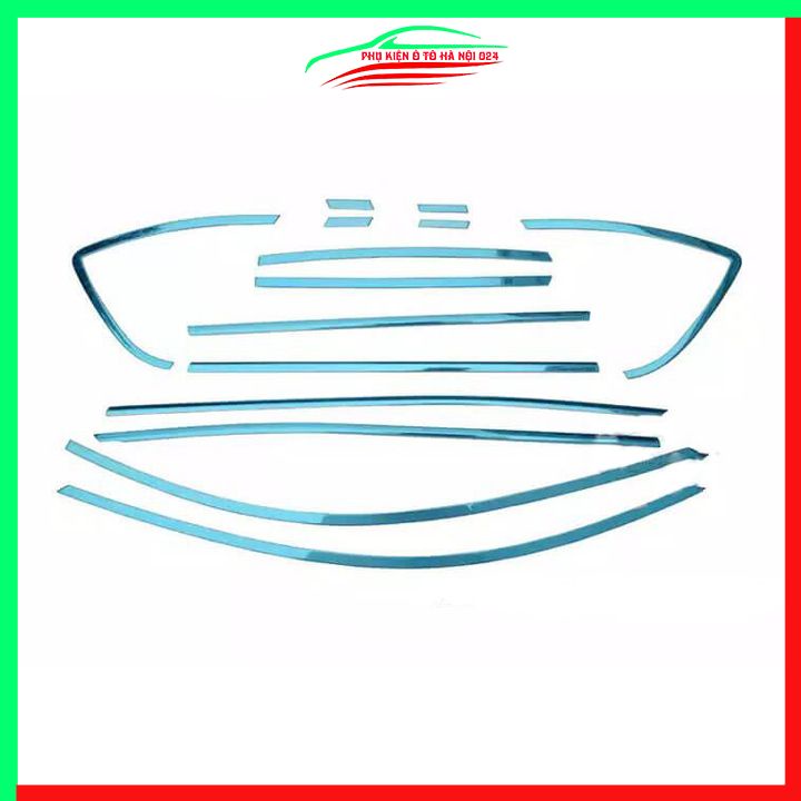 Bộ nẹp viền chân kính cong kính Mazda CX5 CX-5 2012-2017 Inox sáng bóng chuẩn form xe