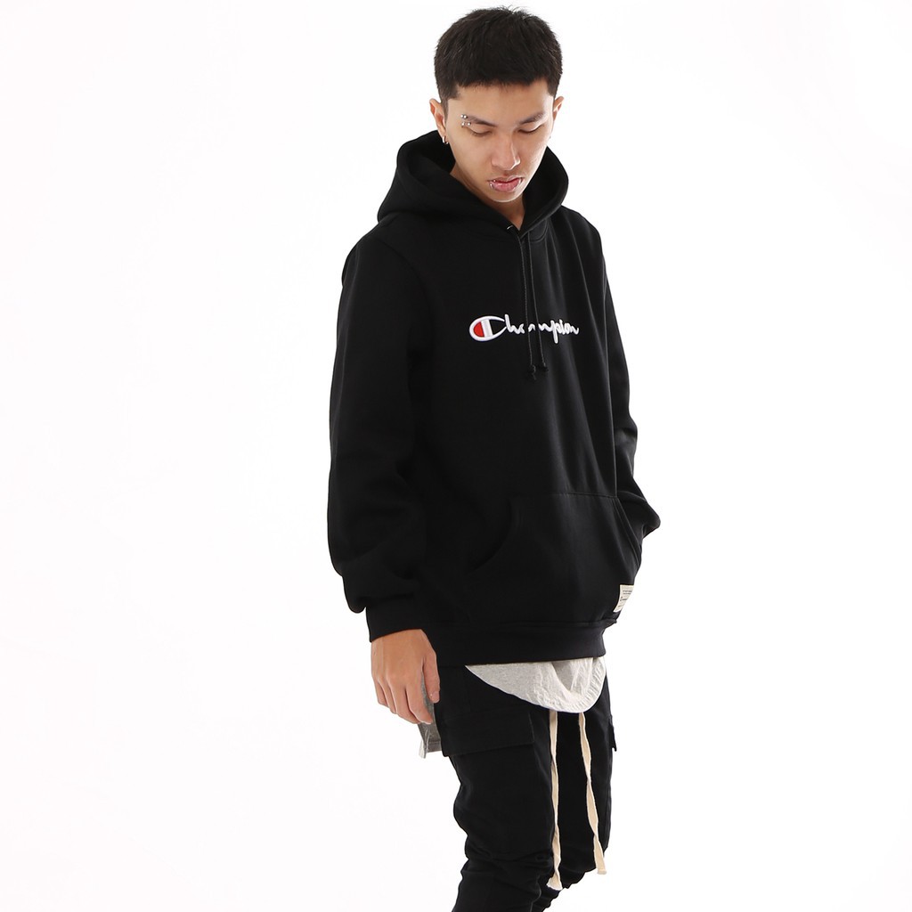 Áo khoác nỉ hoodie Champion đen - Gin Store