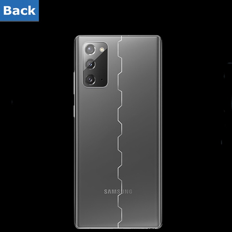 Miếng dán hydrogel mềm bảo vệ mặt trước và sau cho Samsung Galaxy S20 S21 Ultra Note 20 20 Ultra S21 Ultra Plus