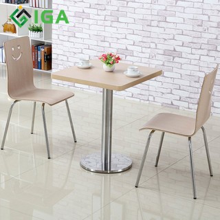 Ghế ăn tựa lưng gỗ mặt cười, ghế bàn làm việc, trang điểm hiện đại phòng khách/bếp- GTM1