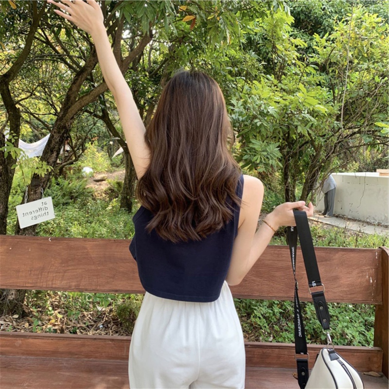 Áo Tank Top Không Tay Dáng Ôm Thời Trang Mùa Hè Cho Nữ