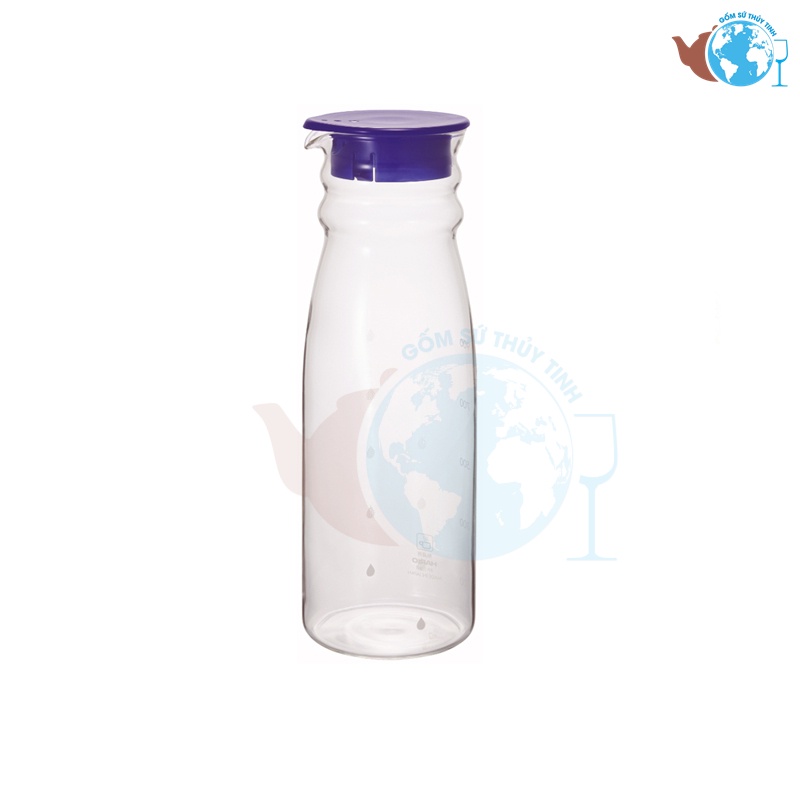 Bình rót nước thuỷ tinh HARIO 1200ml cao cấp dùng đựng nước chịu nhiệt cao-hàng Nhật Bản an toàn sử dụng