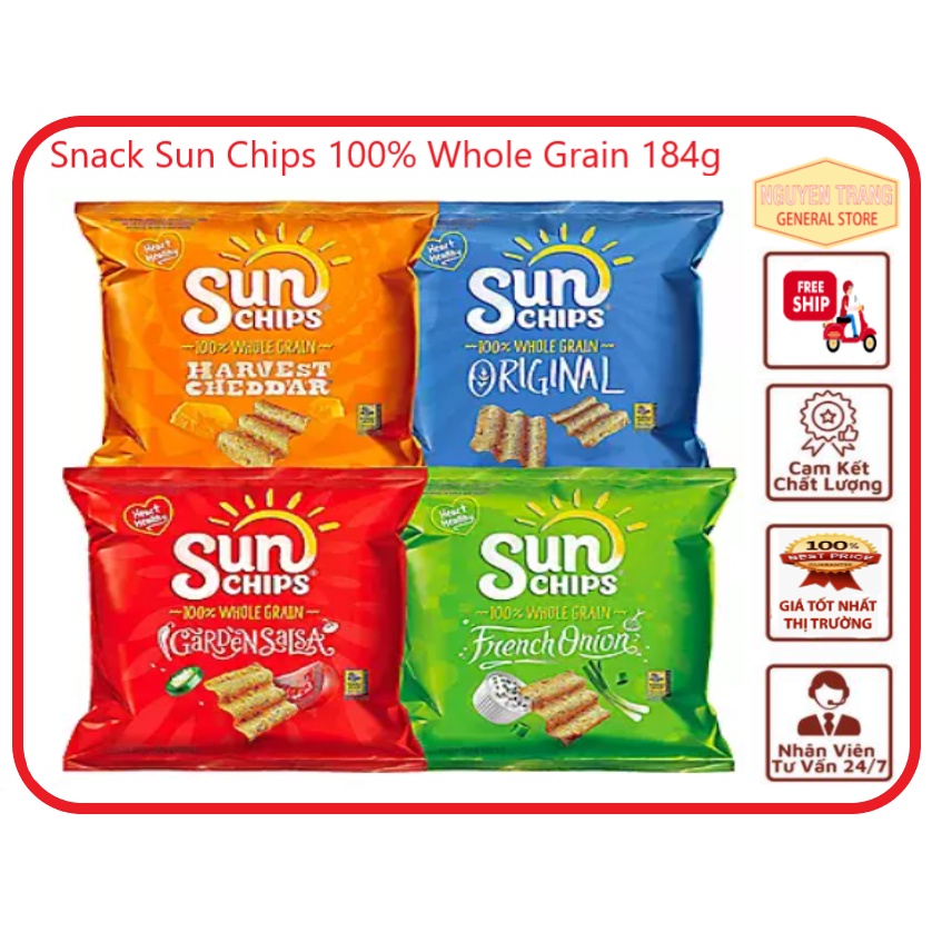 Snack SunChips 100% Whole Grain 184g