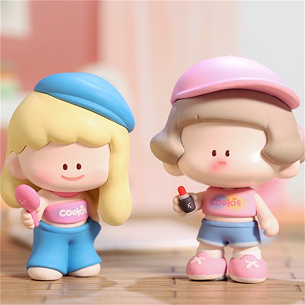 ★Hgtoys★  Búp Bê POPMART Nhỏ Xinh Trang Trí Hộp Bánh Quy Bạn Thân Thời Trang Thích Hợp Làm Quà Tặng