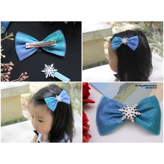 Kẹp tóc mái công chúa elsa dễ thương cho bé, kẹp tóc công chúa elsa cho bé gái