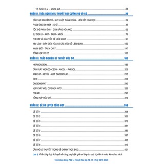 Công Phá Lí Thuyết Hóa lớp 10-11-12