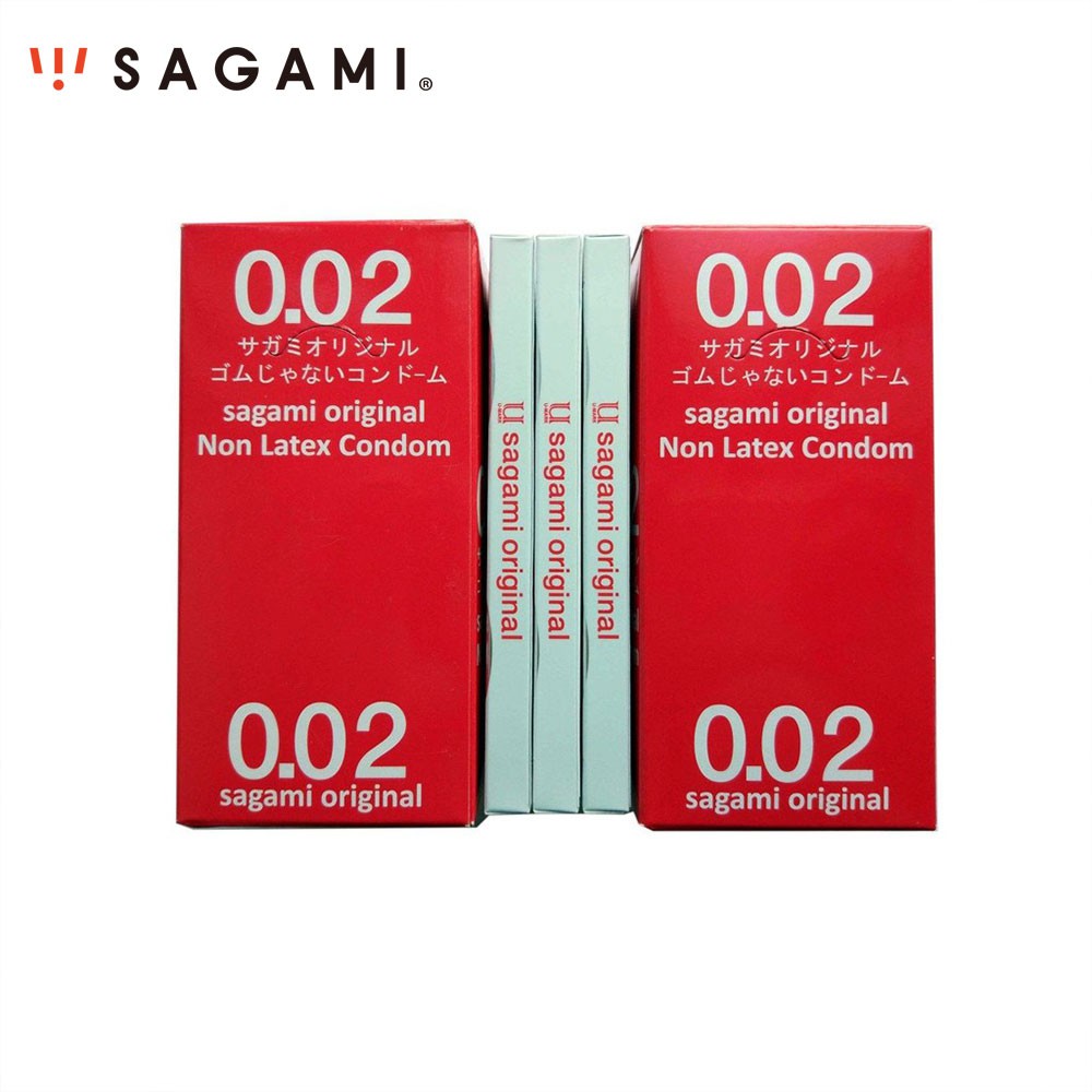 Hộp 12c Bao Cao Su Cao Cấp Siêu Mỏng SAGAMI ORIGINAL 0.02 - Nhập khẩu Nhật Bản