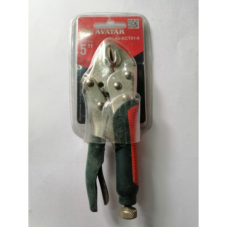 Kìm chết mini 5'' (127mm) miệng thẳng Avatar