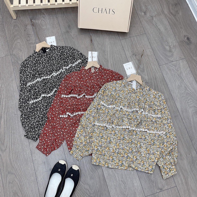 SIÊU PHẨM ÁO VOAN HOA NHÍ BÈO