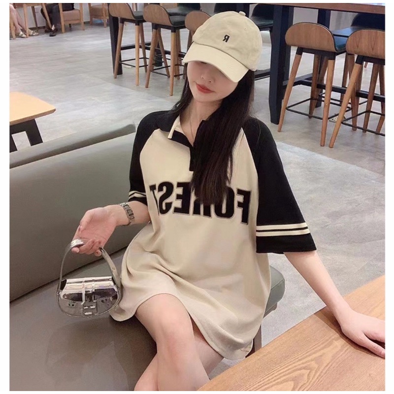 Váy len thêu chữ cá tính