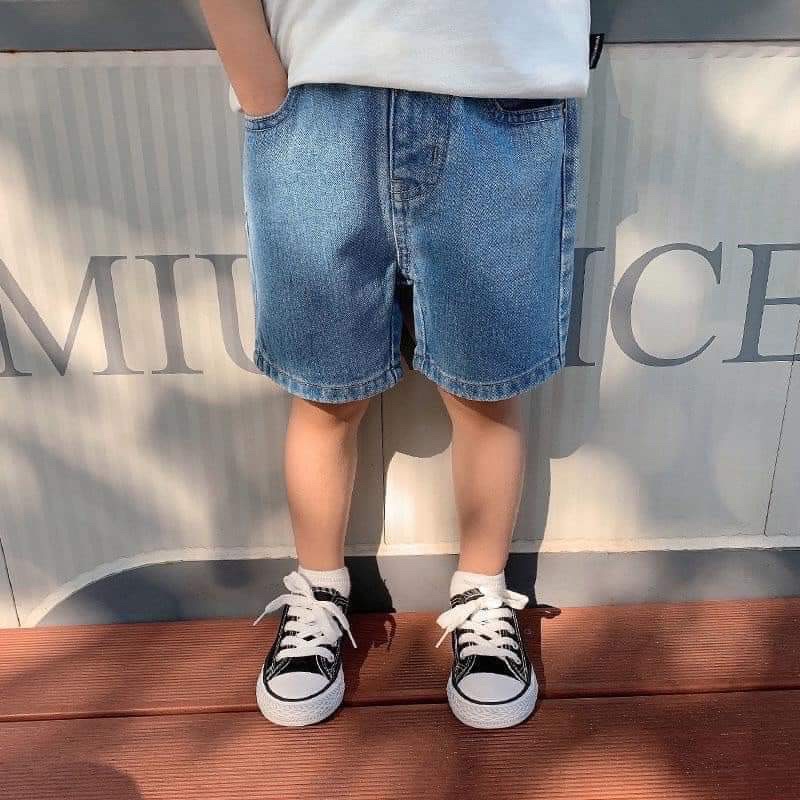 Quần Short Jean xuất hàn bé trai-MS115