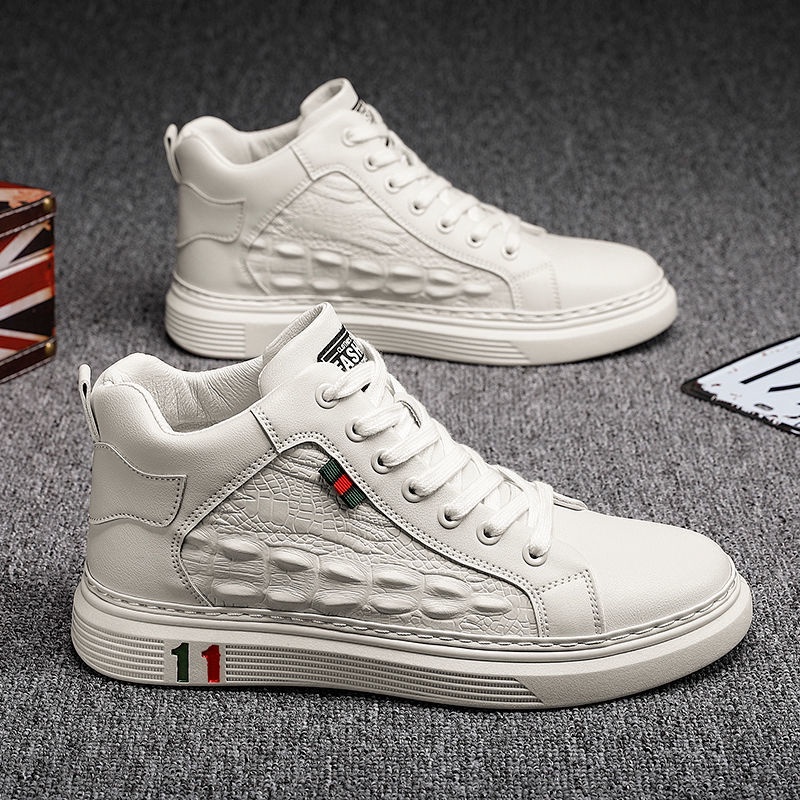 Giày Thể Thao Đế Mềm Họa Tiết Da Cá Sấu Thời Trang Mùa Xuân Cho Nam 2022